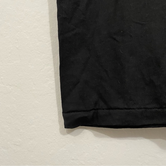 Hanes Heavyweight 50/50 Vintage Black White Print Communication History T Shirt - Picture 2 of 5